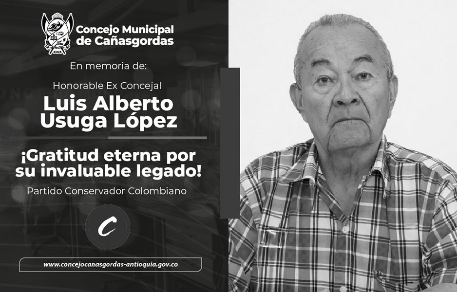 Retrato de Luis Alberto Usuga Lopez